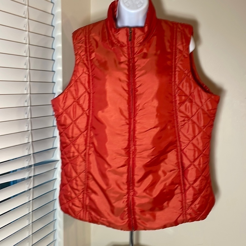 COLDWATER Creek Quilted Puffer Vest Size XL
